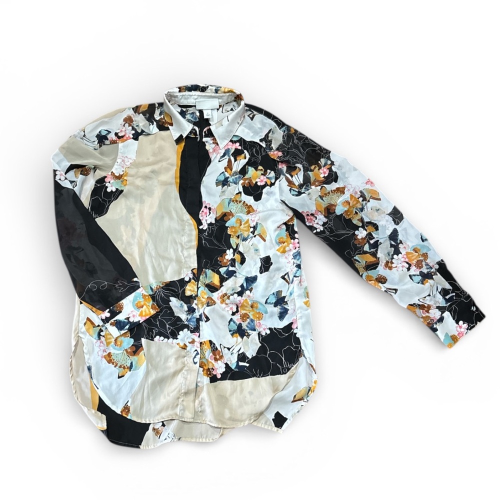3.1 Phillip Lim Multicolor Floral Blouse - Picture 6 of 7